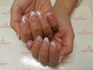 ネイル ネイルリボン 受付スタッフのネイルデザイン