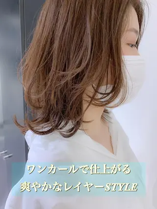 セミロング カラー ELTE表参道所属・✨上品レディーなヘア スタイルへ✨髙木諒也のヘアスタイル