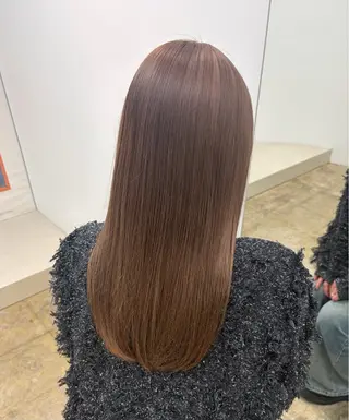 セミロング mihane fit hueのヘアスタイル