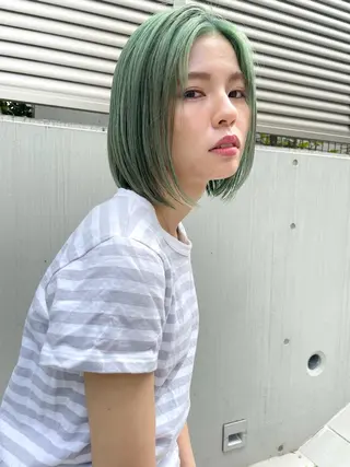 ショート カラー 横浜似合わせ美容師 スタイリスト✂️ゆりのヘアスタイル