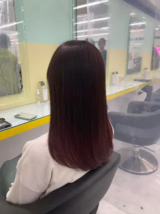 ロング I S所属・🌿透明感カラー‪ 縮毛矯正✨かずきのヘアスタイル