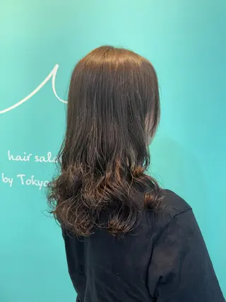 ミディアム パーマ Misaki/ レイヤー/ウルフのヘアスタイル