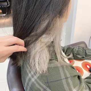 ロング カラー SAKURA 原宿所属・なかの たくみのヘアスタイル