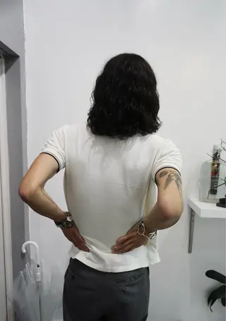 ロング メンズ ZOEY boyz所属・【zoey】 yuujii　パーマのヘアスタイル