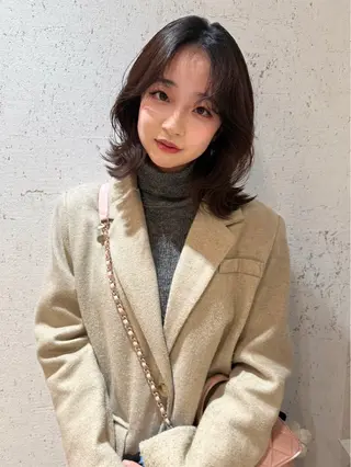 ミディアム カラー mai / linoah˚✧のヘアスタイル