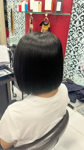 ショート 艶髪ブリーチカラー 💗manaka💗のヘアスタイル