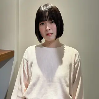 ショート グレージュ🐰透明感 カラー🫧akihoのヘアスタイル