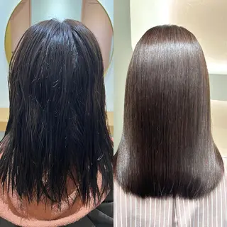 セミロング LAGRECE大阪梅田店所属・美髪矯正・髪質改善 【中村吉孝】のヘアスタイル