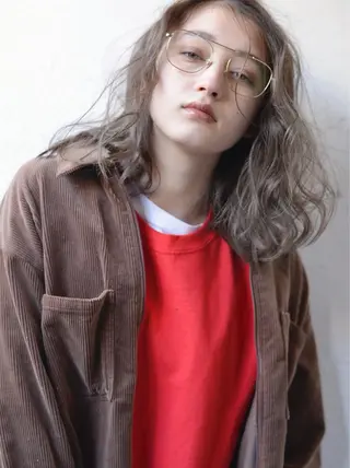 ミディアム メンズ特化美容師 ハスイルイのヘアスタイル