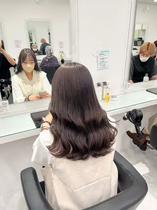 カラー ブリーチなし透明感 💗RYOTAのヘアスタイル