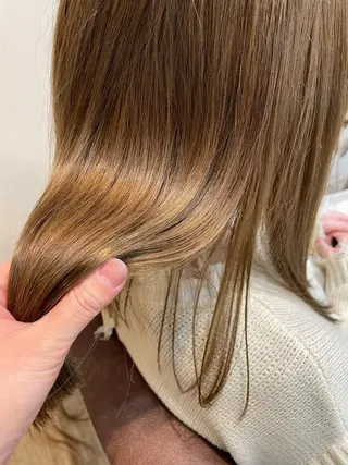 セミロング カラー N°+aero 🦔近藤　のぞみ🦔のヘアスタイル