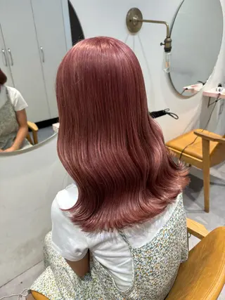 ミディアム カラー roka所属・ayaka♡ 柔らかカラーのヘアスタイル