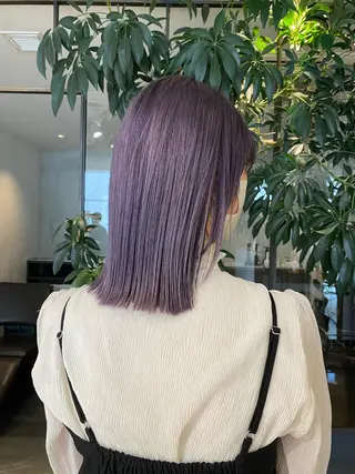 ミディアム Hair & make Lamp所属・梅田のブリーチ特化 美容師KAI🥰のヘアスタイル