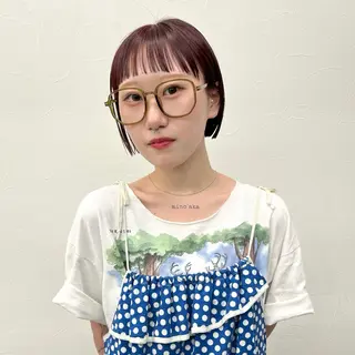 ショート カラー 初めてのショート お任せください✂️のヘアスタイル