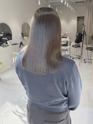 セミロング 髪質改善✨縮毛矯正✨ が得意‼️高島英隆のヘアスタイル
