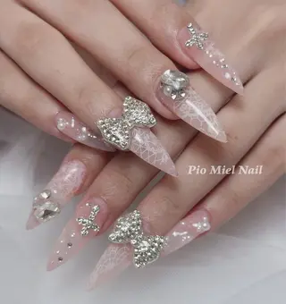 ネイル HANA 長さだしのネイルデザイン