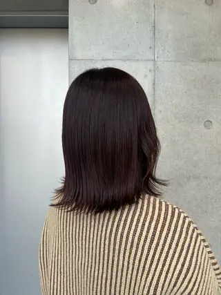 ショート カラー ヘアアレンジ ボブ艶モテカラー🫧 カリンのヘアスタイル