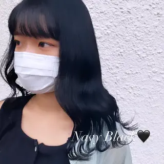 セミロング カラー ブリーチなしWカラー 🎀韓国ヘア/amiのヘアスタイル