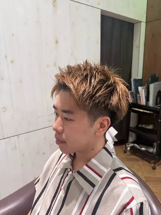 ショート メンズ 溝口 槙里也のヘアスタイル