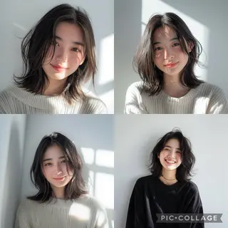 ミディアム カラー 🏅髪質改善🏅店長 鈴木淳平のヘアスタイル