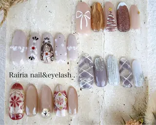 ネイル Rairia   nail所属・屋敷 理奈のネイルデザイン