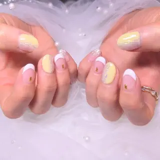 ネイル Aremiti所属・an 🍒🤍🫧のネイルデザイン