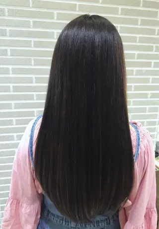 ロング パーマ 山北 咲子のヘアスタイル