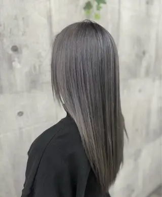 セミロング カラー r i n k aのヘアスタイル