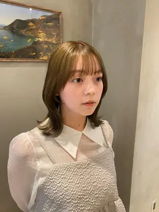 ロング 顔周りcut・ご相談 ＝新宿しずく🇰🇷のヘアスタイル