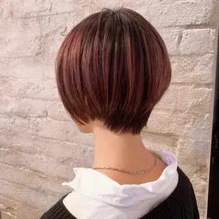 ショート パーマ 銀座No.1髪質改善 縮毛矯正/本木のヘアスタイル