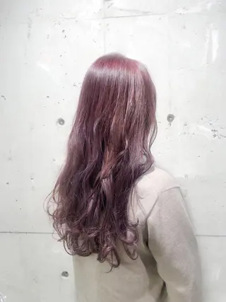 セミロング カラー パーマ ヘアアレンジ メンズ キッズ ネイル マツエク・マツパ Rene'所属・当日予約⭕️ yuriのヘアスタイル