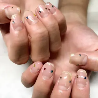 ミディアム B_Mila 水戸   萬城のネイルデザイン