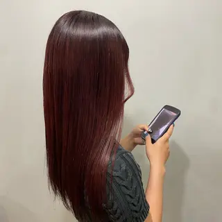 ロング 久村 泰生のヘアスタイル