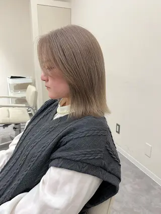 ミディアム baton  hair salon所属・✽透明感ｶﾗｰ ✽ 🍆那須ももこ🍑のヘアスタイル