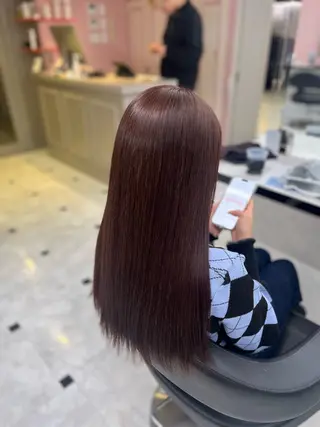 カラー 愛され暖色♥️モテ 艶髪♥️りなのヘアスタイル