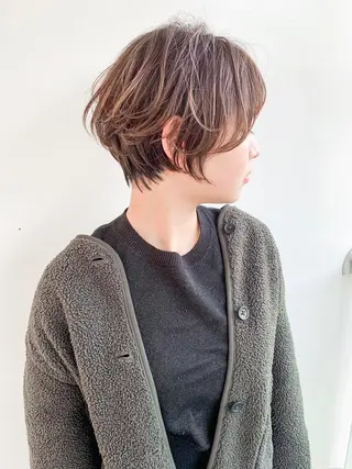 ショート カラー ショート/レイヤー なら石井知希のヘアスタイル