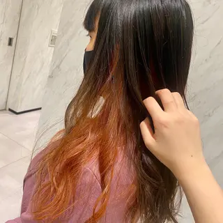 セミロング マンツーマン女性 美容師 奏のヘアスタイル