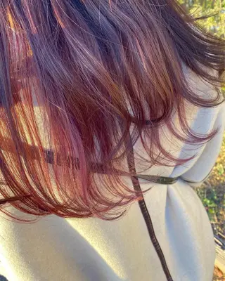 ロング カラー 荒木 ひろかのヘアスタイル