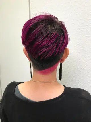 ショート カラー PEWL所属・クロスパーマ松永裕久 似合わせカットのヘアスタイル