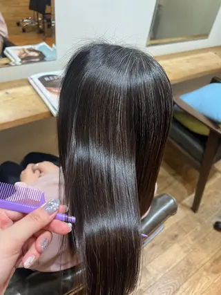 セミロング 浜崎 恵澄のヘアスタイル