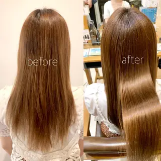 ロング オザキクウガ/ ブリーチ/髪質改善のヘアスタイル