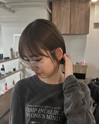 ショート 【抜け感ヘア🌿】 natuna.のヘアスタイル