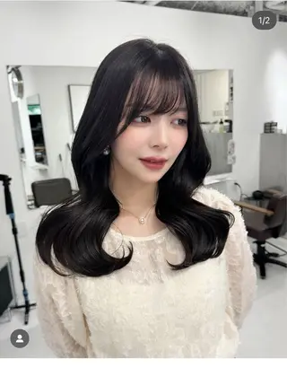 ロング 山中 大輝のヘアスタイル