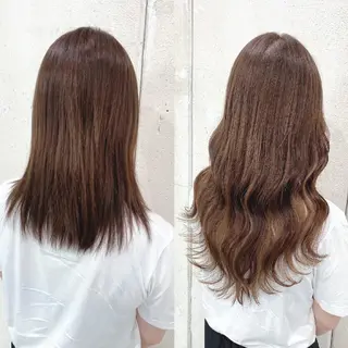 セミロング EDeN Ryo  りょう/福岡エクステのヘアスタイル