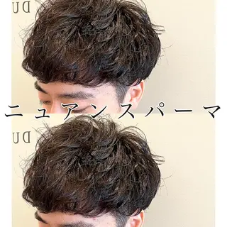 ショート パーマ メンズ Dxxxx III所属・女性目線の大人 メンズ*Ayakaのヘアスタイル