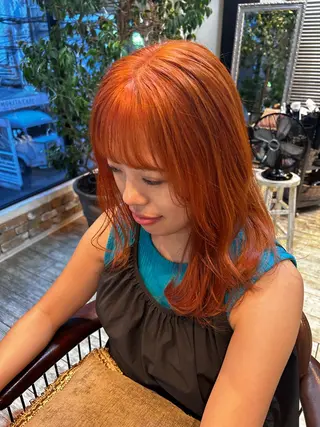 セミロング カラー 🌷nanase🌷 gally hairのヘアスタイル