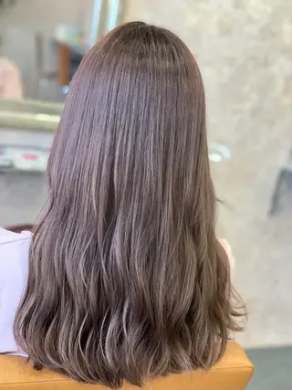 ロング ank classic hair【アンククラシックヘアー】所属・バレイヤージュ ハイライト　齋藤祐哉のヘアスタイル