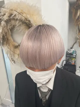 ロング カラー メンズ 似合わせハイトーン ヒロトのヘアスタイル