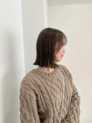 ショート モテヘア/グレージュ /ボブ/前原汐🎐のヘアスタイル