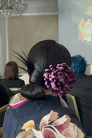 ロング ヘアアレンジ AFLOAT/ 蛭田 美玲のヘアスタイル